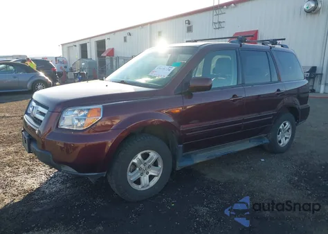 2008 Honda Pilot Vp из США, поврежденный, VIN 5FNYF18288B010804